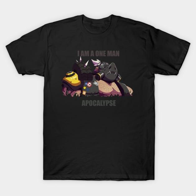 Roadhog the one man apocalypse T-Shirt by ahmedelsiddig